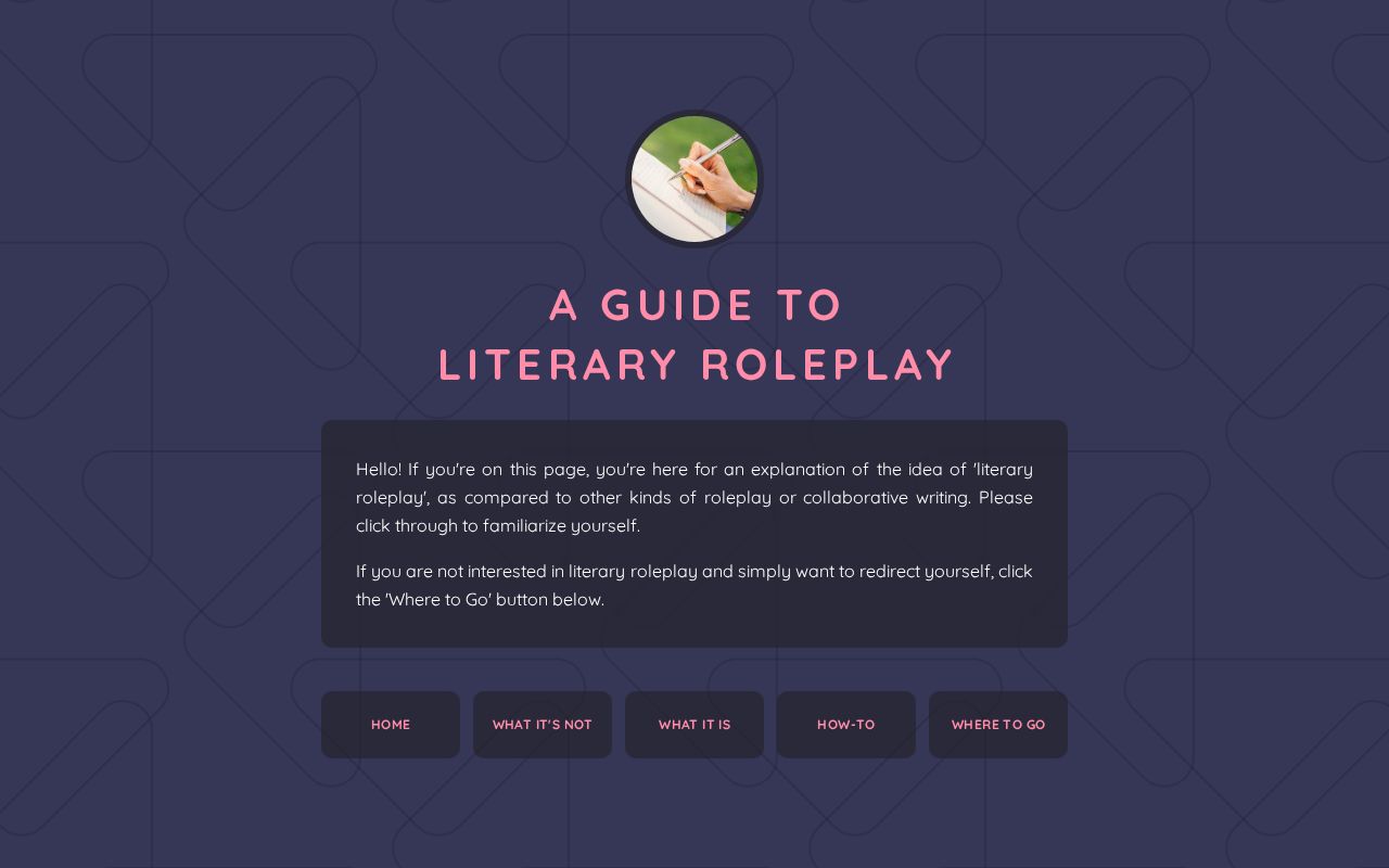 Advanced Lit Rp A Guide To Literary Roleplay